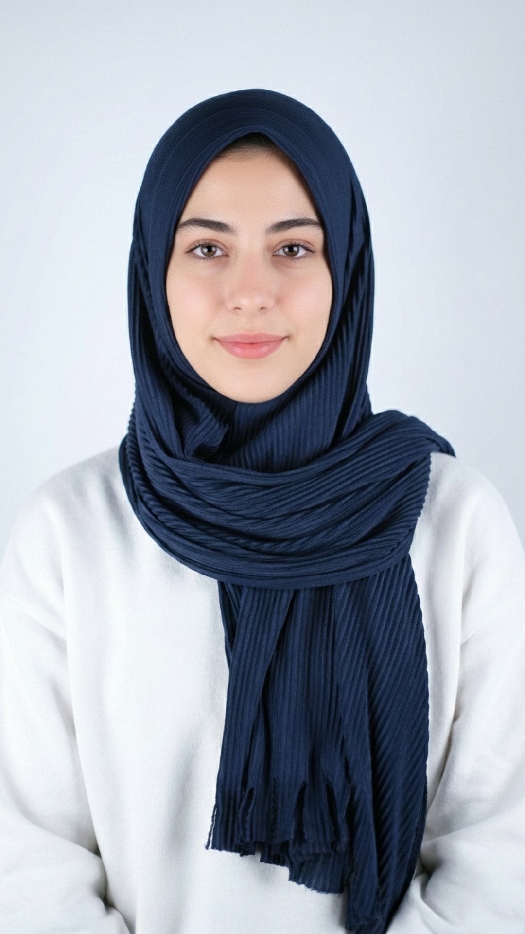 Plissee Instant-Hijab