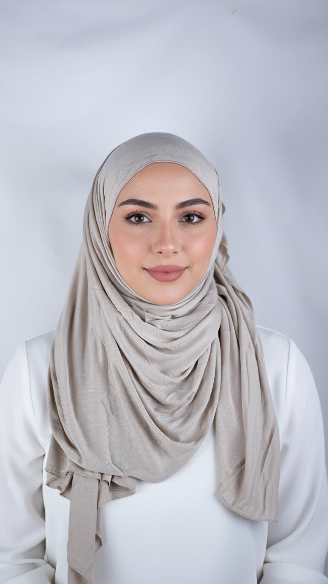 Klassischer Beige-Schal