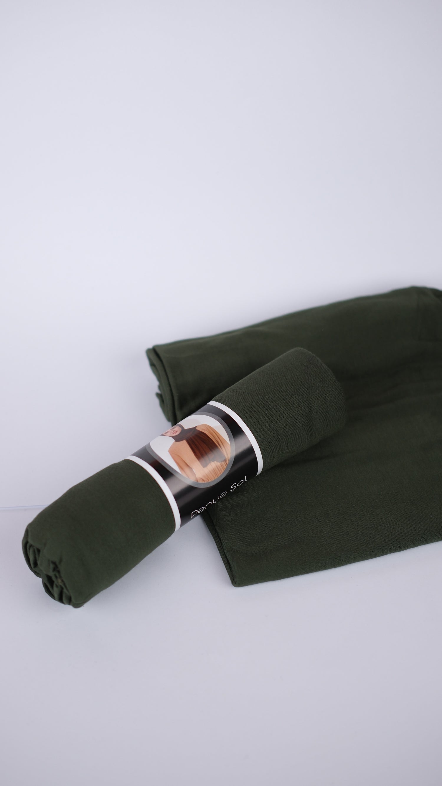 Grüner Jersey-Schal